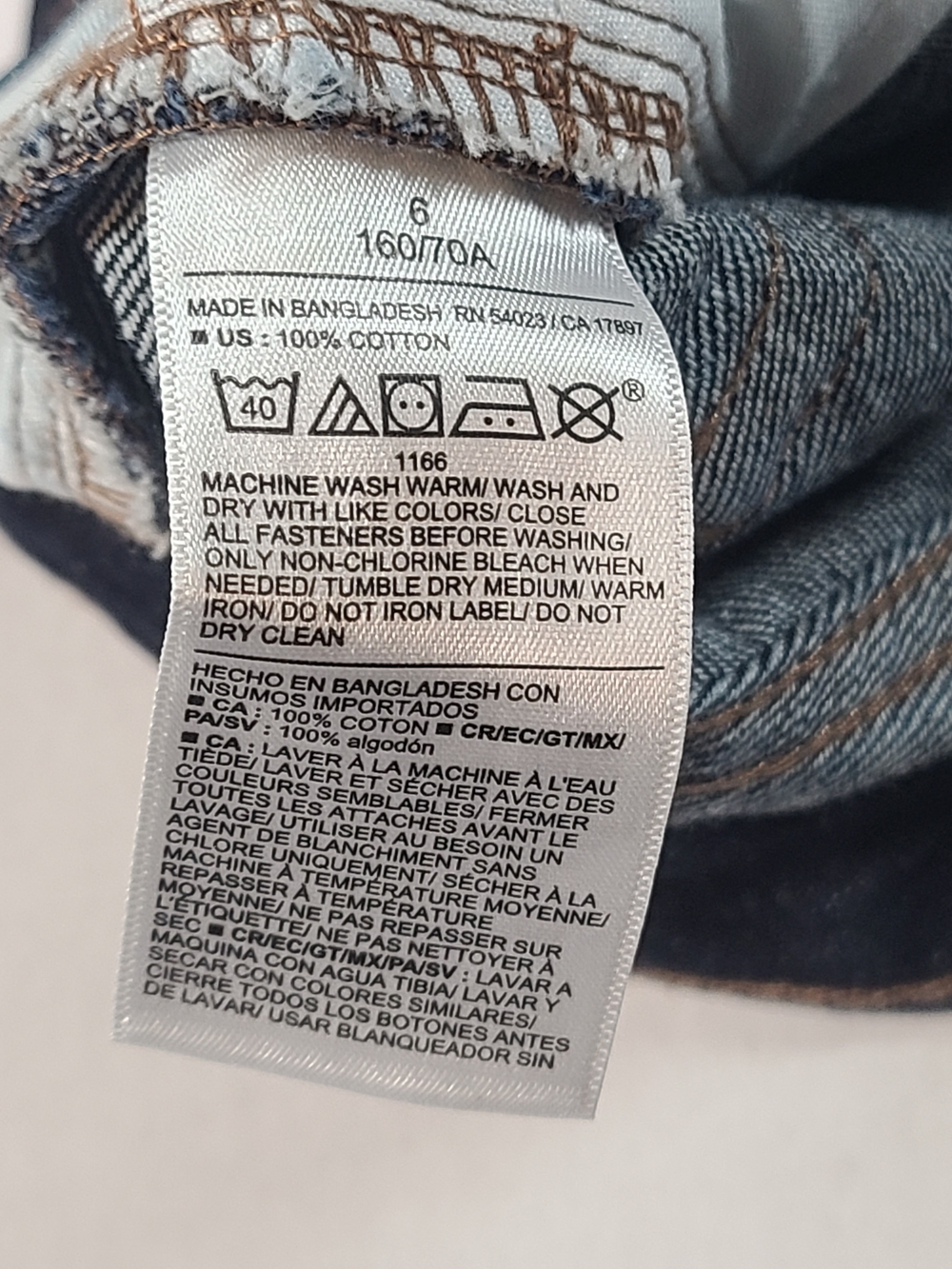 Old Navy Womens 6 Dark Blue Classic Cotton Denim A-Line Mini Skirt High Rise - Picture 5 of 8